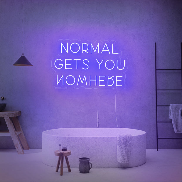 Normal Gets You Nowhere