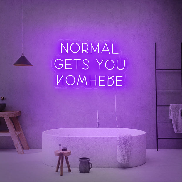 Normal Gets You Nowhere