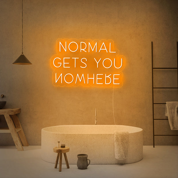 Normal Gets You Nowhere