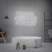 Normal Gets You Nowhere